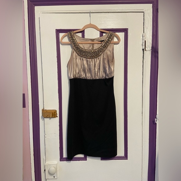 Tiana B. Beaded Two-Tone Cocktail Dress - Size 8 - Picture 1 of 5